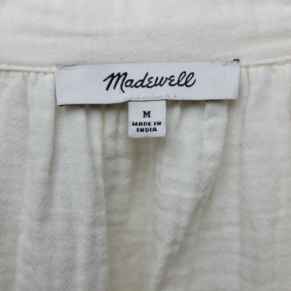 Madewell Lightestspun Cover-Up Maxi Shirtdress | 100% Cotton | Size Medium - Picture 6 of 10